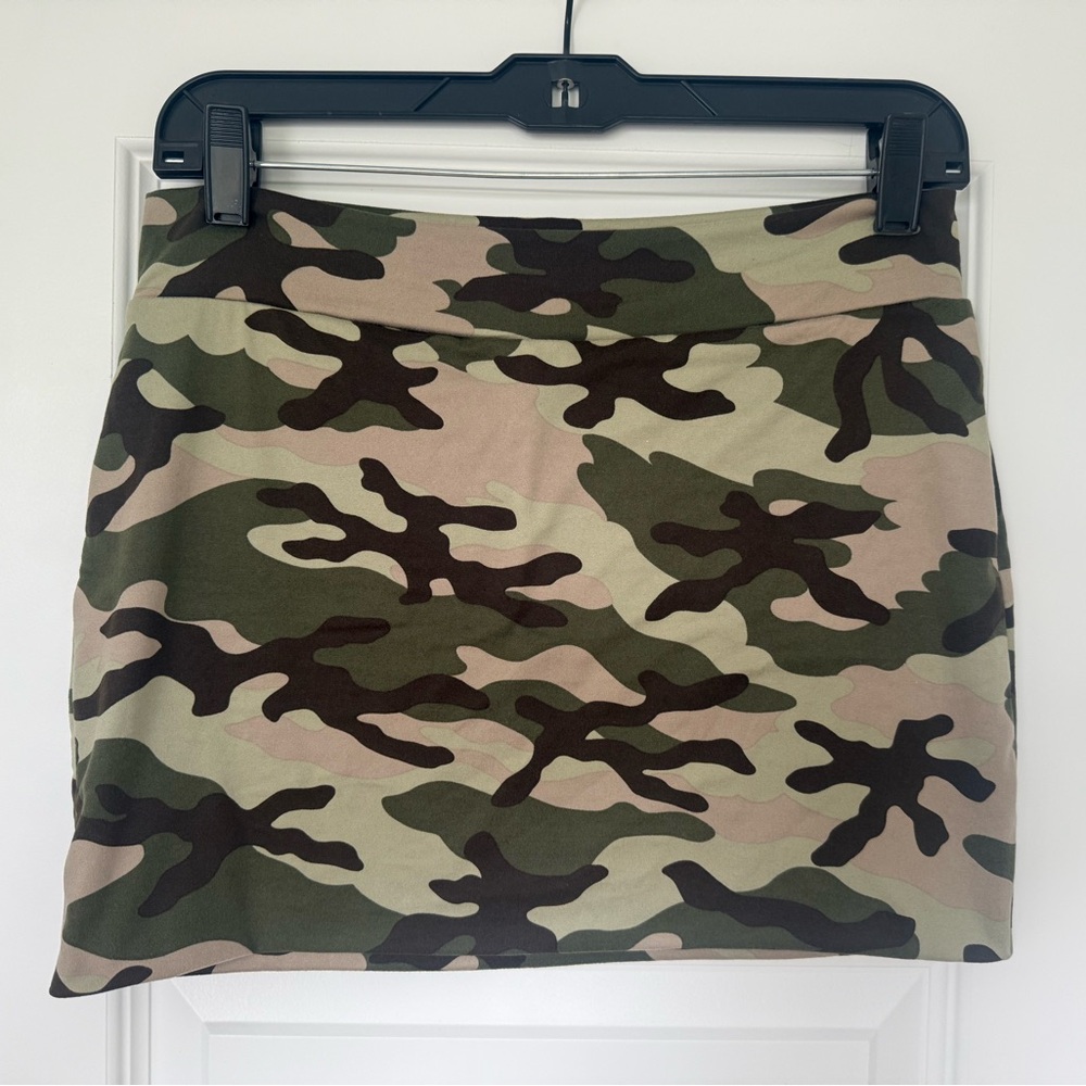 NWOT Camouflage Mini Skirt